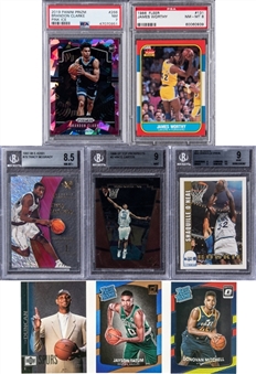 1997-20 Assorted Brands NBA Hall of Famers and Stars Rookie Card Collection (29 Different) 